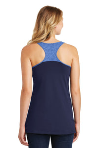 DISCONTINUED District Juniors Varsity Tank - True Navy/ Deep Royal Back