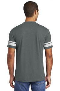 DISCONTINUED District   Game Tee - Heathered Charcoal/ White Back