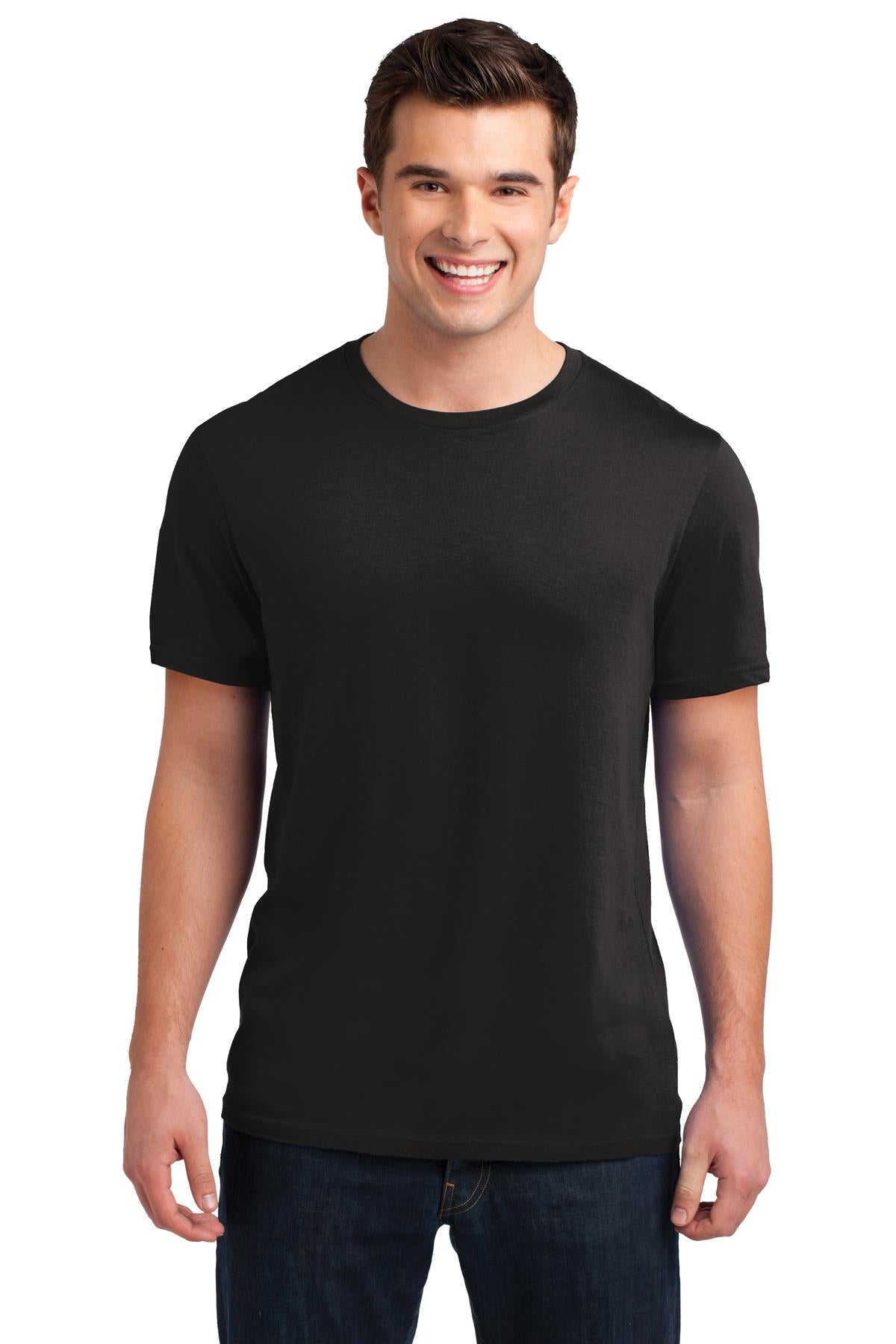 DISCONTINUED District Young Mens Soft Wash Crew Tee - Black