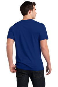 DISCONTINUED District Young Mens Soft Wash Crew Tee - Deep Royal Back