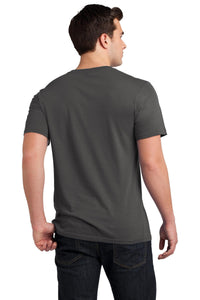 DISCONTINUED District Young Mens Soft Wash Crew Tee - Warm Grey Back