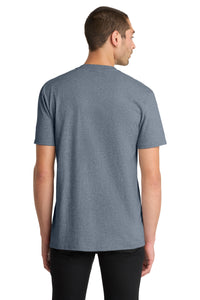 District The Concert Tee DT5000 - Heathered Navy Back