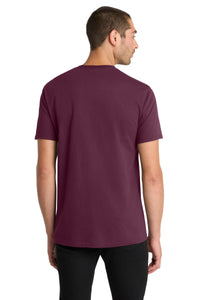 District The Concert Tee DT5000 - Maroon Back