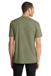 District The Concert Tee DT5000 - Military Green Frost Back