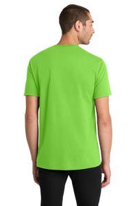 District The Concert Tee DT5000 - Neon Green Back