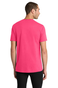 District The Concert Tee DT5000 - Neon Pink Back