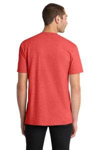 District The Concert Tee DT5000 - New Red Heather Back