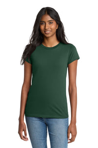 District Women's Fitted The Concert Tee DT5001 - Forest Green