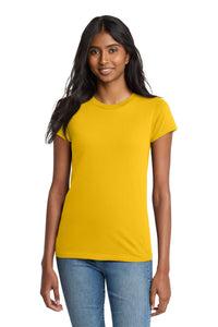 District Women's Fitted The Concert Tee DT5001 - Gold