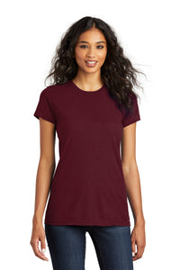 District Women's Fitted The Concert Tee DT5001 - Maroon