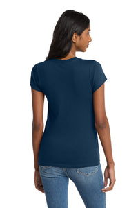 District Women's Fitted The Concert Tee DT5001 - New Navy Back
