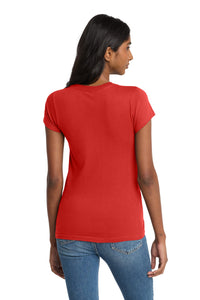 District Women's Fitted The Concert Tee DT5001 - New Red Back