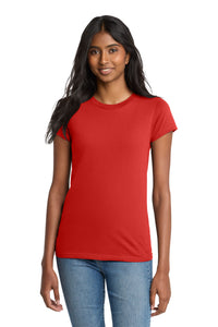 District Women's Fitted The Concert Tee DT5001 - New Red
