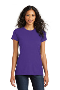 District Women's Fitted The Concert Tee DT5001 - Purple