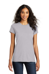 District Women's Fitted The Concert Tee DT5001 - Silver