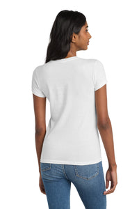 District Women's Fitted The Concert Tee DT5001 - White Back