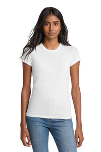 District Women's Fitted The Concert Tee DT5001 - White