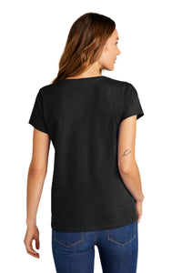 District Women's The Concert Tee V-Neck DT5002 - Black Back
