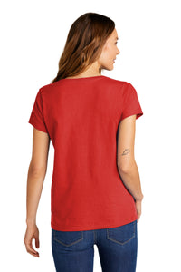 District Women's The Concert Tee V-Neck DT5002 - New Red Back