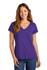 District Women's The Concert Tee V-Neck DT5002 - Purple