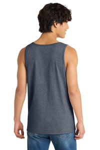 District The Concert Tank - Heathered Navy Back