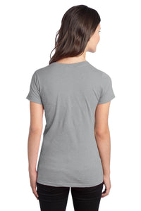 DISCONTINUED District - Juniors The Concert Tee V-Neck - Heather Grey Back