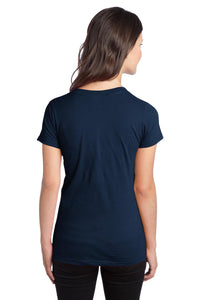 DISCONTINUED District - Juniors The Concert Tee V-Neck - New Navy Back