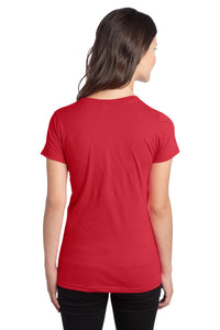 DISCONTINUED District - Juniors The Concert Tee V-Neck - New Red Back