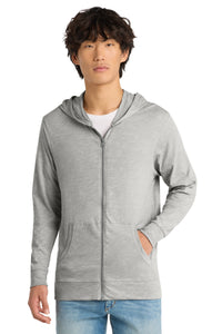 District  Medal Full-Zip Hoodie - Light Grey