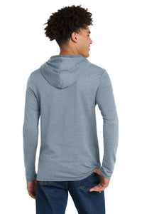District  Featherweight French Terry  Hoodie DT571 - Flint Blue Heather Back