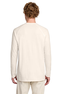 District Featherweight French Terry Long Sleeve Crewneck DT572 - Gardenia Back