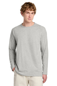 District Featherweight French Terry Long Sleeve Crewneck DT572 - Light Heather Grey