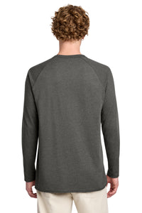 District Featherweight French Terry Long Sleeve Crewneck DT572 - Washed Coal Back