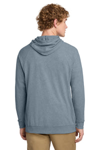District Featherweight French Terry Full-Zip Hoodie DT573 - Flint Blue Heather Back