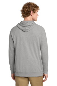 District Featherweight French Terry Full-Zip Hoodie DT573 - Light Heather Grey Back