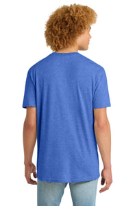 District Very Important Tee with Pocket - Heathered Royal Back