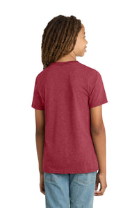 District Youth Very Important Tee - Heathered Cardinal Back