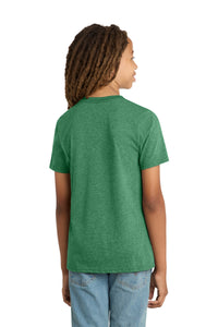 District Youth Very Important Tee - Heathered Kelly Green Back