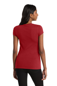 District Women's Fitted Very Important Tee - Classic Red Back