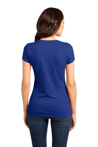 District Women's Fitted Very Important Tee - Deep Royal Back