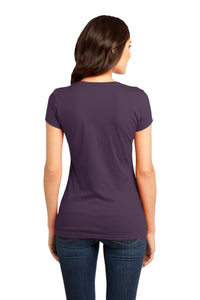 District Women's Fitted Very Important Tee - Eggplant Back