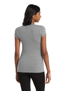 District Women's Fitted Very Important Tee - Grey Frost Back