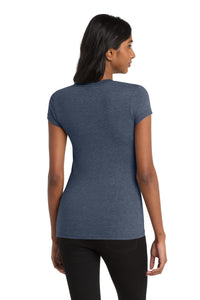 District Women's Fitted Very Important Tee - Heathered Navy Back
