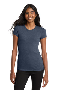 District Women's Fitted Very Important Tee - Heathered Navy