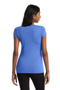 District Women's Fitted Very Important Tee - Heathered Royal Back