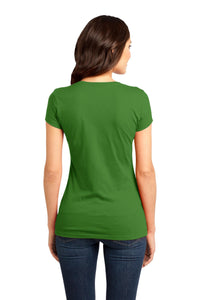 District Women's Fitted Very Important Tee - Kiwi Green Back