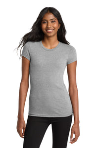 District Women's Fitted Very Important Tee - Light Heather Grey
