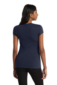 District Women's Fitted Very Important Tee - New Navy Back