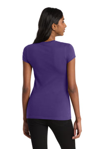 District Women's Fitted Very Important Tee - Purple Back