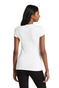 District Women's Fitted Very Important Tee - White Back